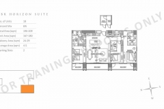 parklinks north tower unit layout 3br horizon suite preselling condo for sale