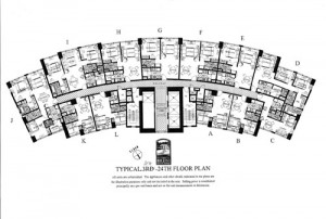 Bellagio 2 - 4th to 24th Floor Plan