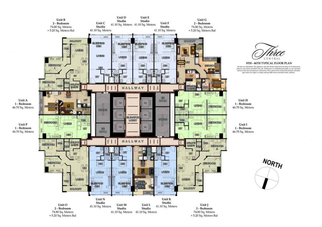 Three Cetral Makati City Condo For Sale